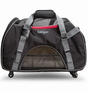 Bergan Wheeled Comfort Airline Approved Pet Carrier cat beds cat scratching post cat shampoo cat tunnel cat brush