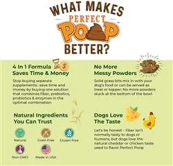 Bernie's Perfect Poop Ultimate Digestion Support 4.2oz Bag - Chicken