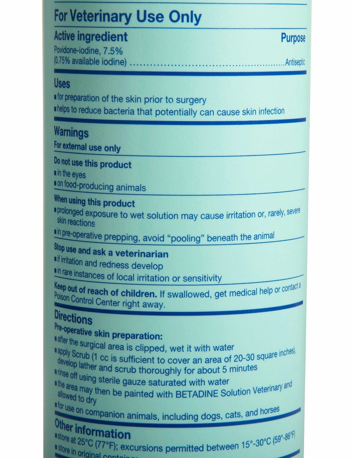 Betadine Surgical Scrub Sudsing Skin Cleanser (Povidone Iodine)