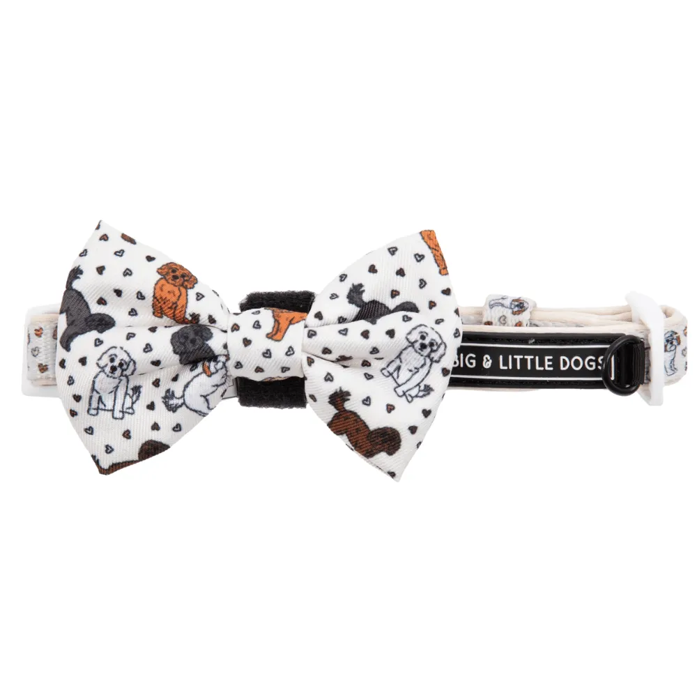 Big & Little Dogs Collar & Bow Tie: Oodles of Love small animal food rabbit pellets hamster food guinea pig snacks small pet mix