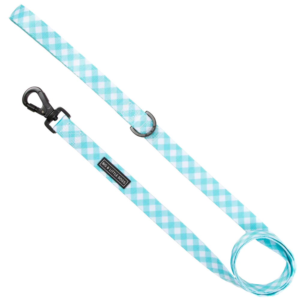 Big & Little Dogs Dog Leash - Peppermint Gingham small animal food rabbit pellets hamster food guinea pig snacks small pet mix