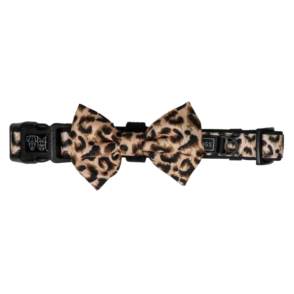 Big & Little Dogs Luxurious Leopard Collar & Bow Tie small animal food rabbit pellets hamster food guinea pig snacks small pet mix