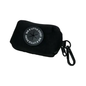Big & Little Dogs Poop Bag Holder - Black small animal food rabbit pellets hamster food guinea pig snacks small pet mix