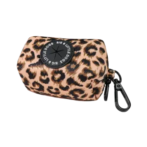 Big & Little Dogs Poop Bag Holder: Luxurious Leopard small animal food rabbit pellets hamster food guinea pig snacks small pet mix