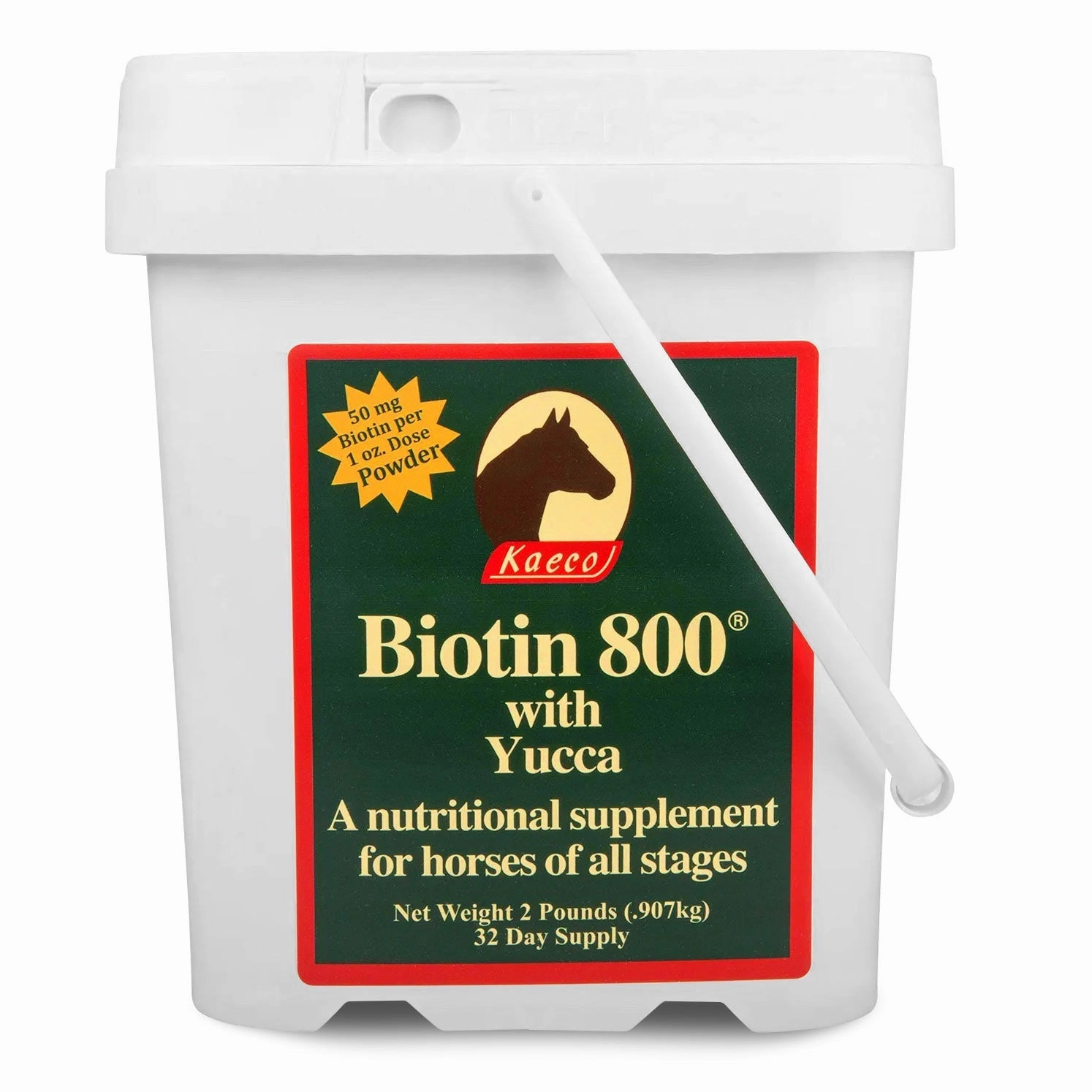 Biotin 800 Powder with Yucca Equine Supplement