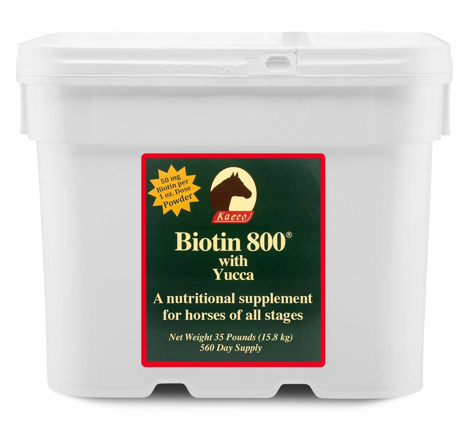 Biotin 800 Powder with Yucca Equine Supplement