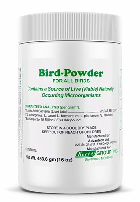 Bird-Powder (Probiotic) for All Birds, 16 oz puppy accessories new puppy gear puppy bed puppy blanket puppy grooming kit