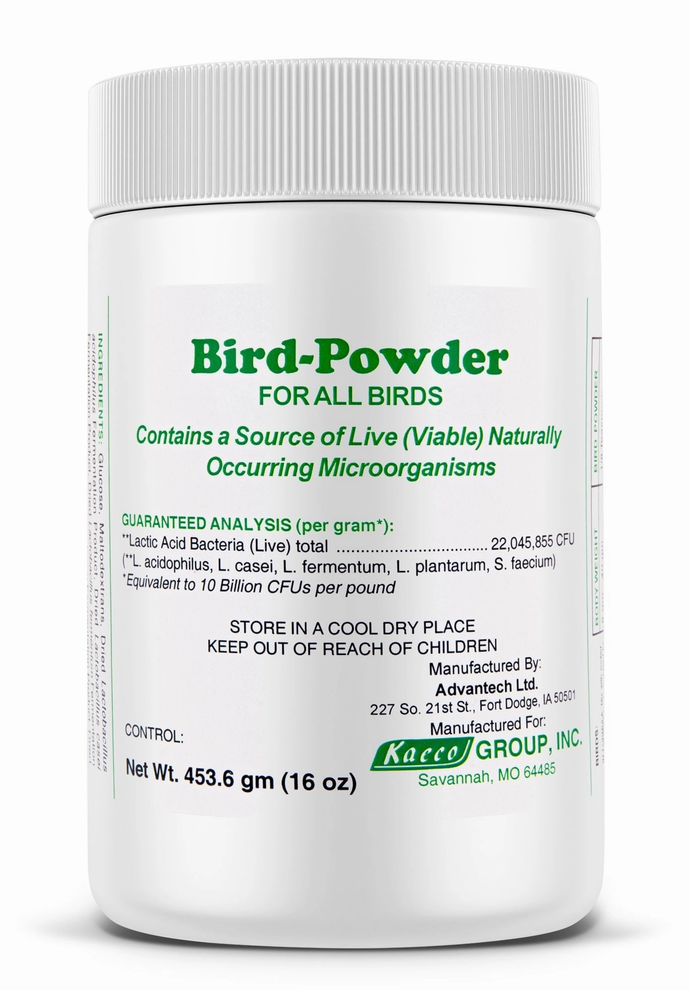 Bird-Powder (Probiotic) for All Birds, 16 oz puppy accessories new puppy gear puppy bed puppy blanket puppy grooming kit