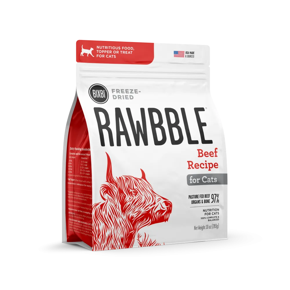 Bixbi Rawbble Beef Freeze Dried for Cats