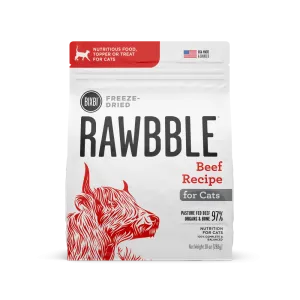Bixbi Rawbble Beef Freeze Dried for Cats freeze dried dog food raw food for dogs dog freeze meal high protein dog food grain free freeze dog food