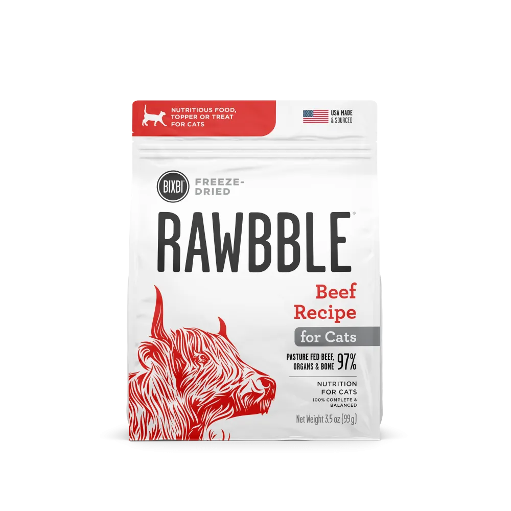 Bixbi Rawbble Beef Freeze Dried for Cats