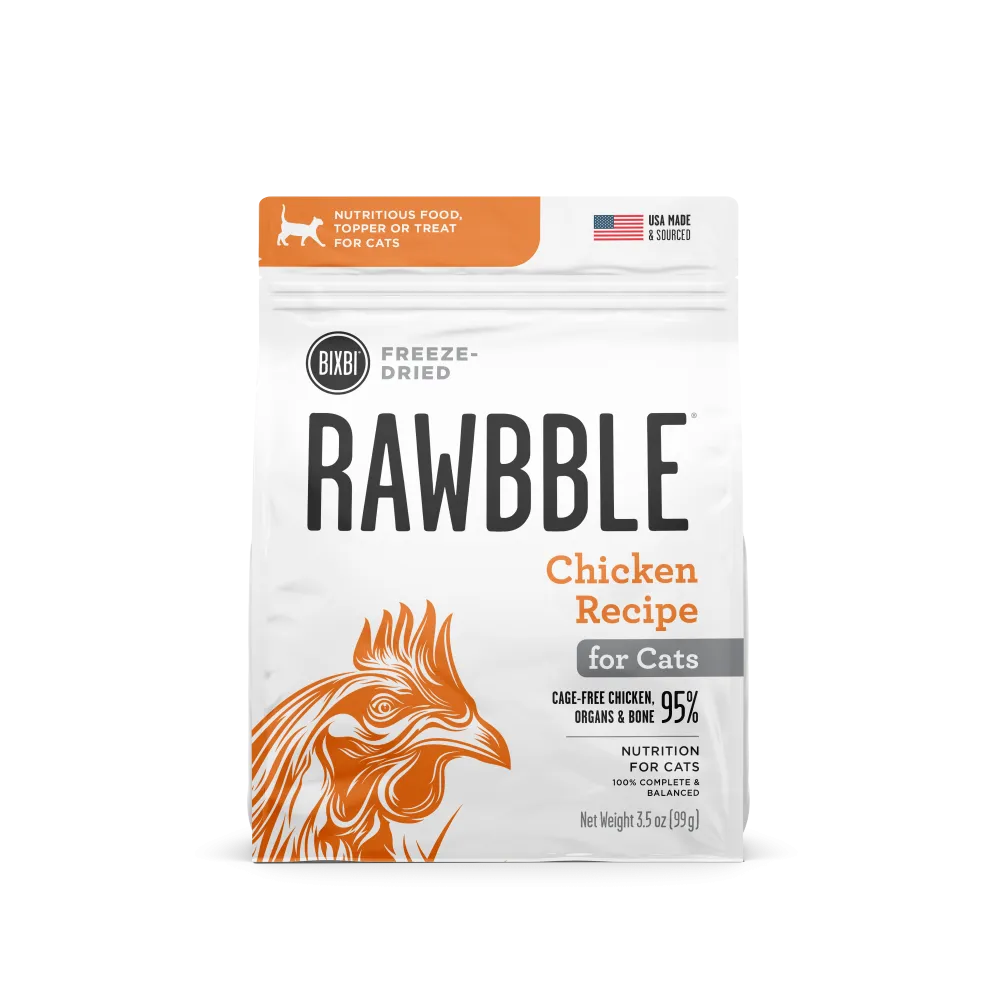 Bixbi Rawbble Chicken Freeze Dried for Cats