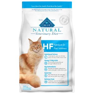 Blue Buffalo BLUE Natural Veterinary Diet HF Hydrolyzed Salmon Dry Cat Food cat treats toys for cats cat hair remover cat cleaning supplies cat food bowl