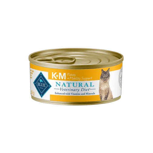 Blue Buffalo BLUE Natural Veterinary Diet K M Kidney   Mobility Support Wet Cat Food cat treats toys for cats cat hair remover cat cleaning supplies cat food bowl