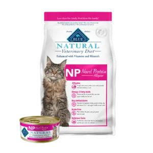 Blue Buffalo BLUE Natural Veterinary Diet NP Novel Protein Alligator Dry Cat Food cat supplies cat house cat tree cat feeder cat collar