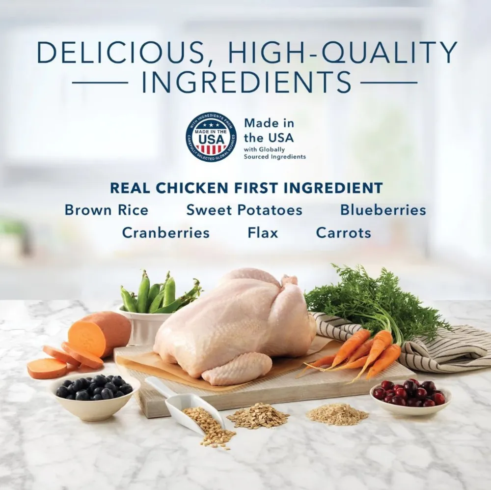 Blue Buffalo Tastefuls Adult Cat 7  Chicken & Brown Rice Recipe Dry Food