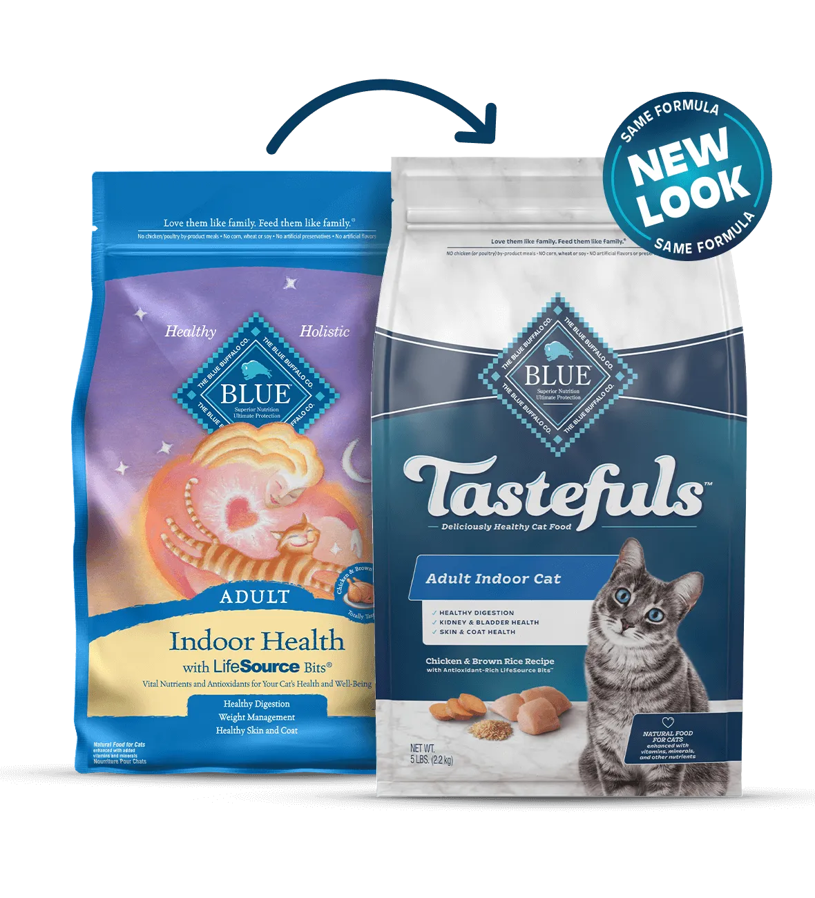 Blue Buffalo Tastefuls Indoor Adult Chicken & Brown Rice Dry Cat Food cat supplies cat house cat tree cat feeder cat collar
