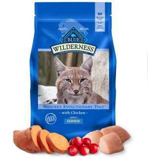 Blue Buffalo Wilderness Grain Free Chicken Recipe Indoor Dry Cat Food cat treats toys for cats cat hair remover cat cleaning supplies cat food bowl