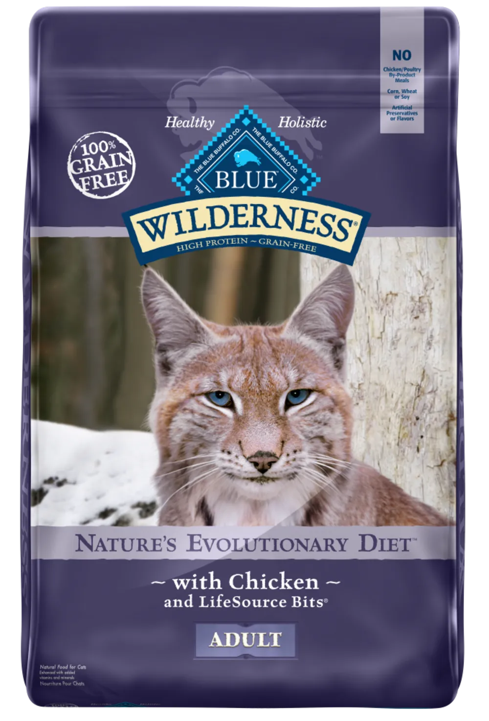 Blue Buffalo Wilderness High-Protein Grain-Free Adult Chicken Recipe Dry Cat Food freeze dried dog food raw food for dogs dog freeze meal high protein dog food grain free freeze dog food
