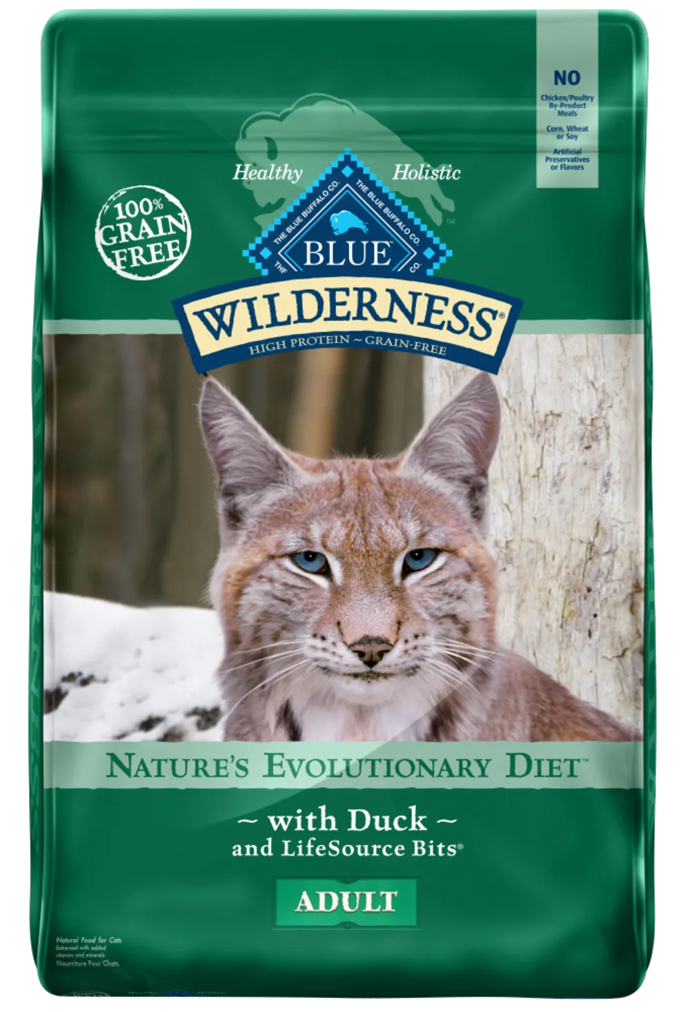 Blue Buffalo Wilderness High-Protein Grain-Free Adult Duck Recipe Dry Cat Food freeze dried dog food raw food for dogs dog freeze meal high protein dog food grain free freeze dog food