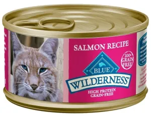 Blue Buffalo Wilderness High-Protein Grain-Free Adult Salmon Recipe Canned Cat Food cat calming diffuser cat stress relief anxiety cat treats cat relaxing spray pet mood aid