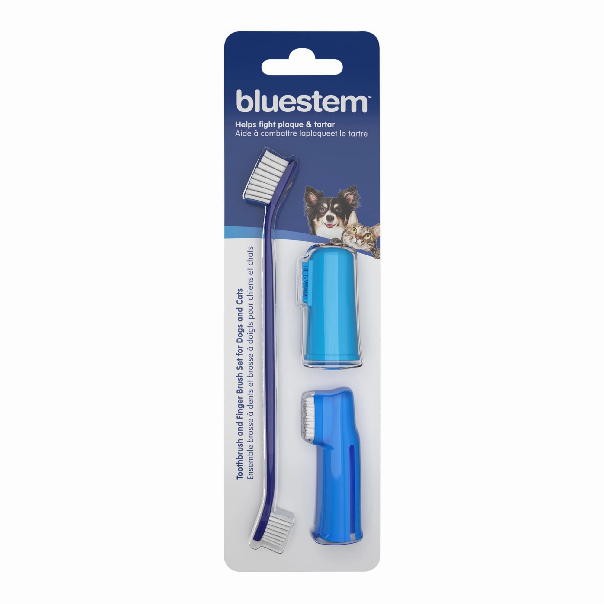 bluestem Toothbrush/Finger Brush Kit dog plush squeaky toy interactive plush toy plush rope toy tough plush dog pillow toy