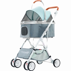 BNDC Pet Stroller 103 For Cats & Dogs (Mint Green) cat leash cat bowtie cat hat cat bandana cat costume