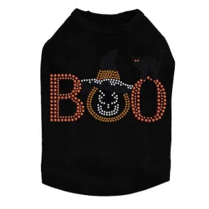 Boo Hat And Cat Rhinestone Dog Tank treats for dogs dog biscuits dog reward treats organic dog snacks natural dog biscuits