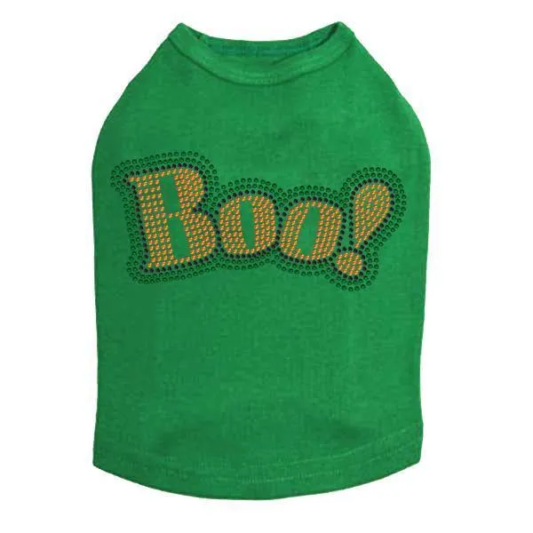Boo! Rhinestone Dog Tank