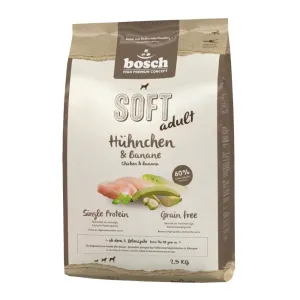 Bosch High Premium Soft  Adult Chicken & Banana Grain Free Dry Dog Food freeze dried dog treats dog freeze snacks raw dog treat dehydrated dog food meat dog snack