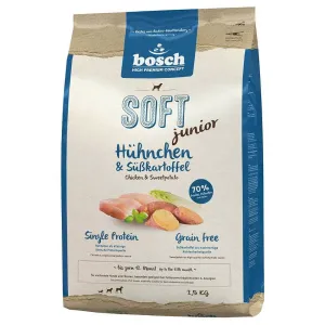 Bosch High Premium Soft  Junior Chicken & Sweet Potato Grain Free Dry Dog Food freeze dried dog treats dog freeze snacks raw dog treat dehydrated dog food meat dog snack