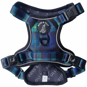 Boss & Olly Active Dog Harness (Forest Plaids) grain free dog food natural dog biscuits high protein dog food dog food pack dog meat sticks