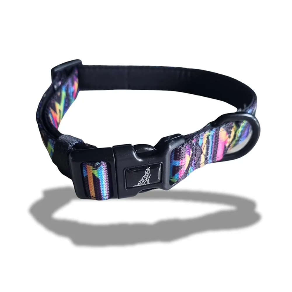 Boss & Olly Dog Collar (Aztec Rainbow) grain free dog food natural dog biscuits high protein dog food dog food pack dog meat sticks