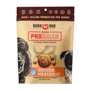 Boss Dog Proballs Freeze-Dried Raw Chicken Meatballs Dog Treat 3oz Bag goat vitamins sheep health poultry medicine livestock supplement animal wellness