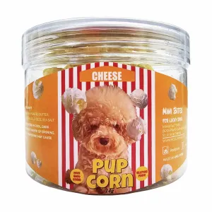 BossiPaws Pupcorn Cheese Dog Treats 14g dog supplies dog food toys accessories dog bed