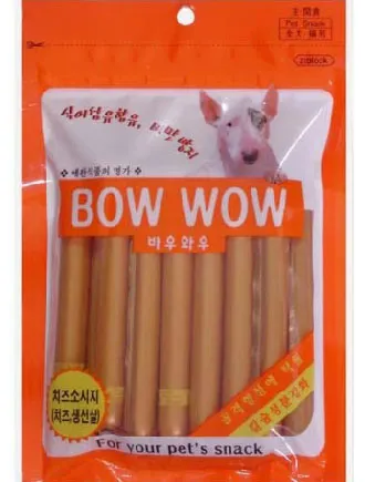 Bow Wow Cheese Sausage Dog Treat 240g