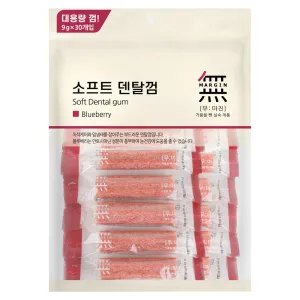 Bow Wow Mumargin Soft Dental Gum Blueberry Dog Treats 270g dog supplies dog food toys accessories dog bed