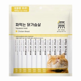 Bow Wow Mumargin Squeeze Chicken Breast Grain-Free Wet Cat Treats 480g dog chew toys dog dental chews durable chew toys puppy chew toy bone chew