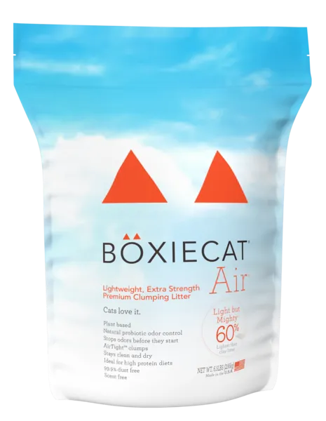 Boxiecat Air Lightweight - Extra Strength - Premium Clumping Cat Litter cat toys interactive cat toys cat teaser wand cat balls cat laser pointer