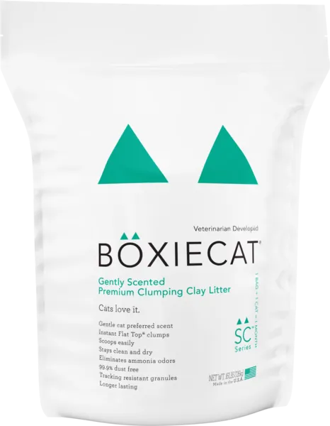 BoxieCat Premium Clumping Clay - Gently Scented - Cat Litter cat toys interactive cat toys cat teaser wand cat balls cat laser pointer