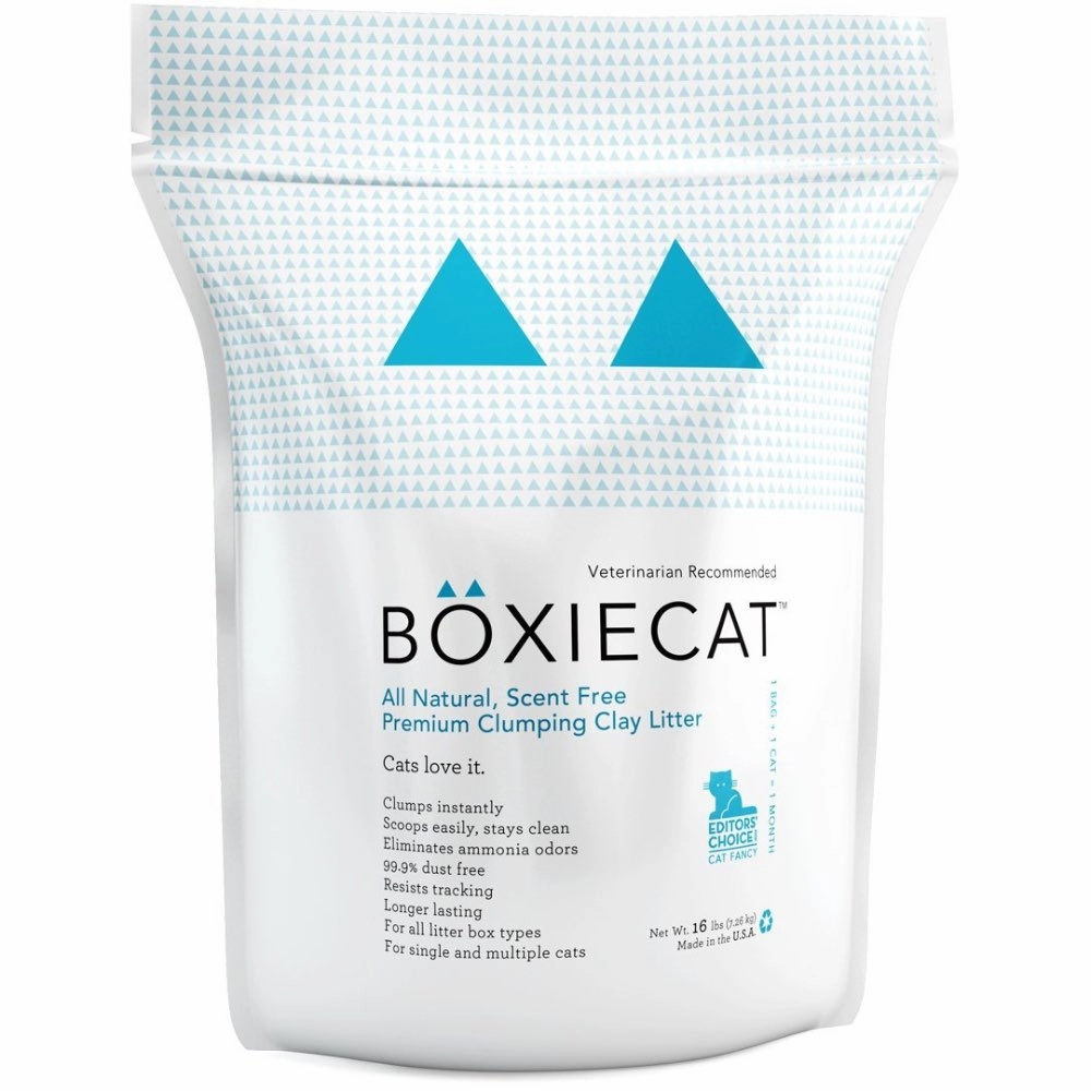 Boxiecat Premium Clumping Cat Litter 16lb kitten supplies kitten toys kitten food kitten litter box kitten bed
