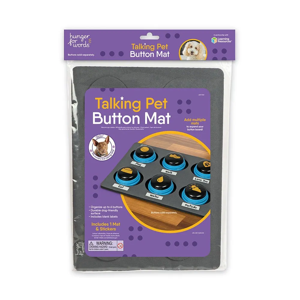 Brightkins Hunger for Words Dog Button Mat dog pain relief hip joint supplement senior dog care pet arthritis aid dog skin supplement