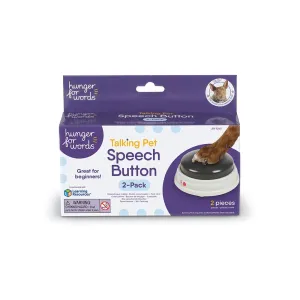 Brightkins Hunger for Words Dog Speech Button 2 Pack dog pain relief hip joint supplement senior dog care pet arthritis aid dog skin supplement