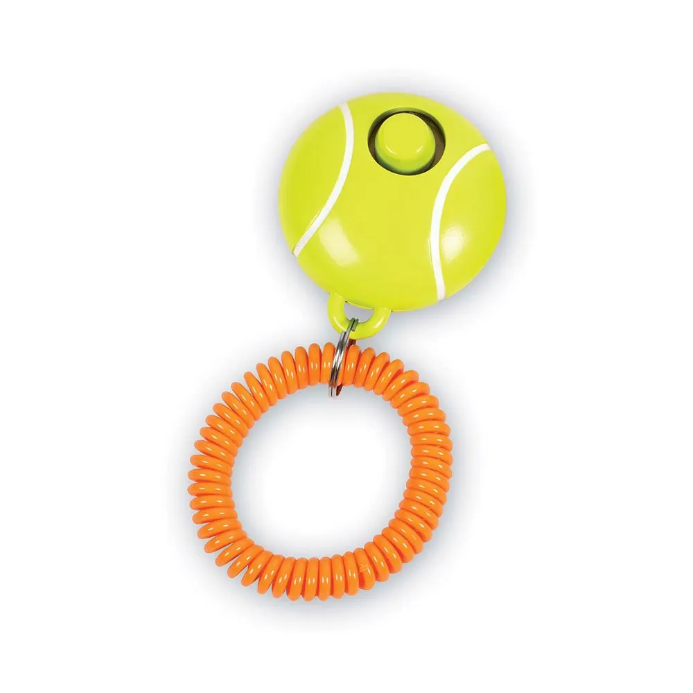 Brightkins Smarty Pooch Training Clicker Tennis Ball