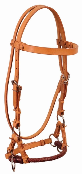 Buffalo Leather Fully Adjustable Leather Nose Side Pull Headstall cat fur care cat grooming tools cat deshedding brush cat bath kit cat nail trimmer