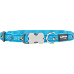 Bumble Bee Turquoise Dog Collar dog leash harness set dog leash clip rope dog leash retractable leash