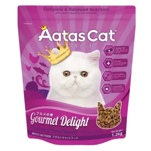 'BUNDLE DEAL': Aatas Cat Gourmet Delight Adult Dry Cat Food (Chicken & Tuna Flavour) 1.2kg cat general supplies cat toys cat grooming cat food cat litter