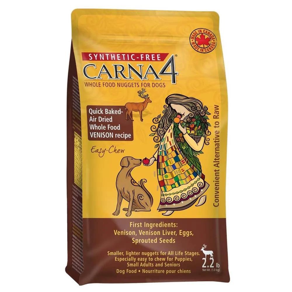 BUNDLE DEAL: Carna4 Quick Baked Air Dried Easy Chew Venison Grain-Free Dry Dog Food dog toys interactive dog toy plush dog toy dog rope toy squeaky toy