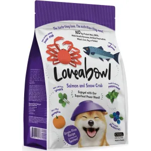 'BUNDLE DEAL': Loveabowl Salmon & Snow Crab Grain Free Dry Dog Food dog grooming shampoo collar crate feeding supplies