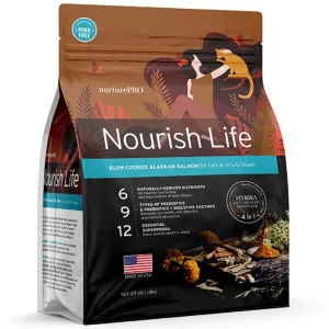'BUNDLE DEAL': Nurture Pro Nourish Life Alaskan Salmon Indoor Kitten & Adult Formula Dry Cat Food cat general supplies cat toys cat grooming cat food cat litter